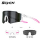 SCVCN New Photochromic Night Riding Glasses Outdoor Sport UV400 Travel Camping Sunglasses Men Women MTB Bike Cycling Glasses