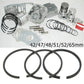 3pcs Piston Rings Set for Air Compressor | Pneumatic Cylinder Replacement Kit