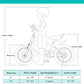Kids' Bike with Training Wheels & Dual Handbrakes