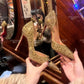 Red Sole Shoes High Heels Wedding Women Shoes Diamond Pumps  Heel 10cm Crystal Shoes Rhinestone Pointed Toe Glitter Party Heels