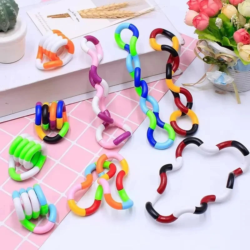 Twist Music Puzzle Toys | Fun Deformation Rope Knot Stress Relief for Kids and Adults