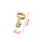 Gold Plated Heart Lock Key Pendant Set | 5pcs Stainless Steel Charms for DIY Jewelry