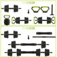 Adjustable Dumbbells Free Weight Set: Home Gym Gear