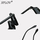 New Fashion Ins Popular Small Polygon Square Sunglasses Women Clear Ocean Lens Shades Men Trending Rivets Sun Glasses UV400