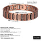 ARADOO Copper Bracelet for Men 100% Pure Copper Magnetic Link Bracelets Jewelry Gift with Adjustable Sizing Tool