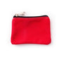 Solid Color Canvas Zipper Coin Purse | Mini Money Pouch for Women Men