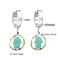 LUXUSTEEL Animal Hoop Earrings | Stainless Steel Drop Earrings for Women