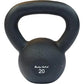 Matte Black Kettlebell for Weightlifting & Cross Training
