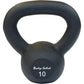 Matte Black Kettlebell for Weightlifting & Cross Training