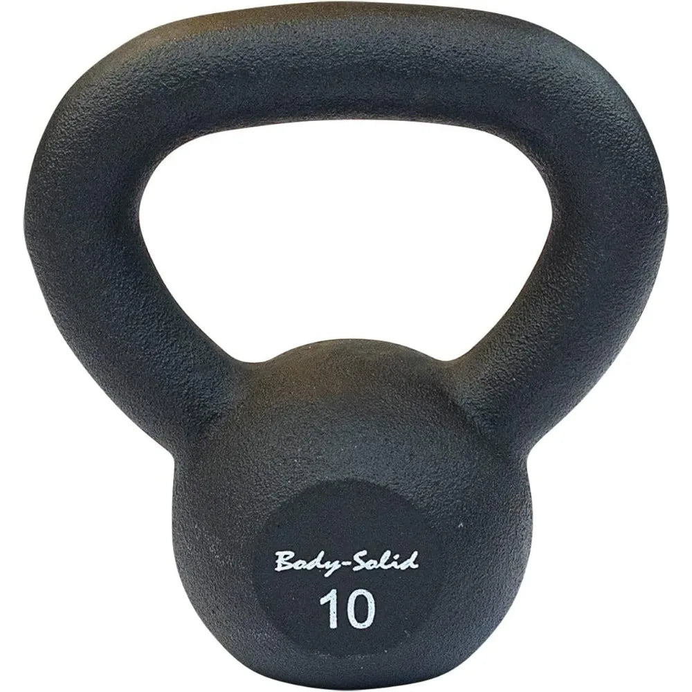 Matte Black Kettlebell for Weightlifting & Cross Training