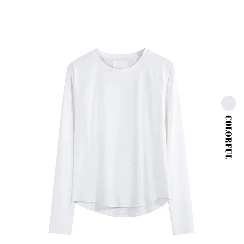 Women’s Long Sleeve Running Quick-Dry Fitness Shirt