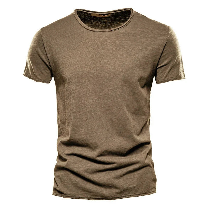 Men's Soft Cotton Casual Slim Fit Summer T-Shirt