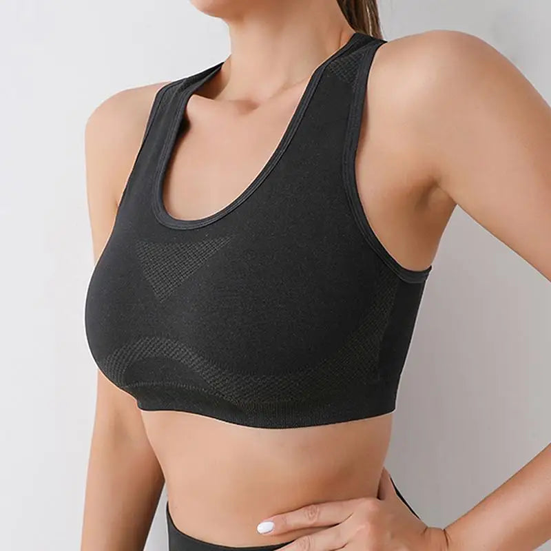 Women's Shockproof Seamless Sports Bra