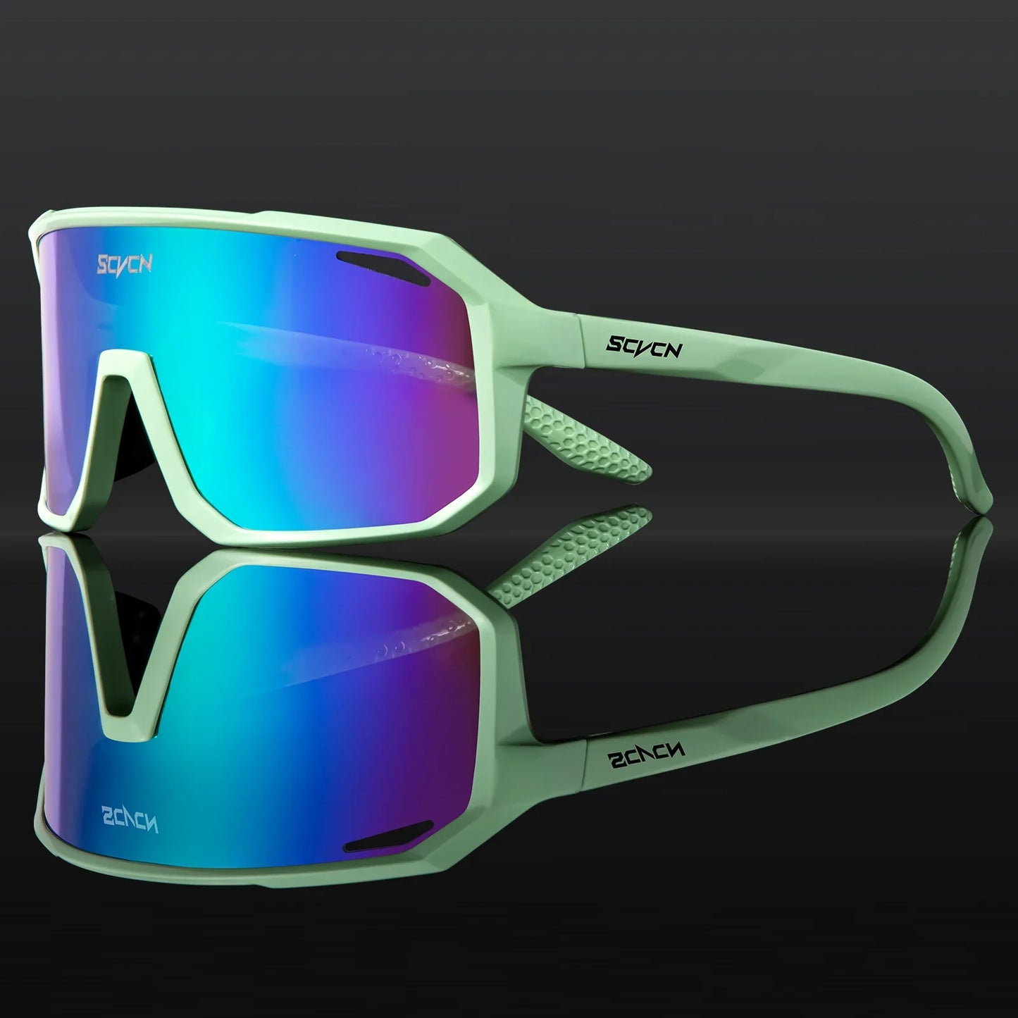 SCVCN Sports Photochromic Sunglasses Men Outdoor Bicycle Cycling Glasses Women Driving Bike Eyewear UV400 Climbing Goggles