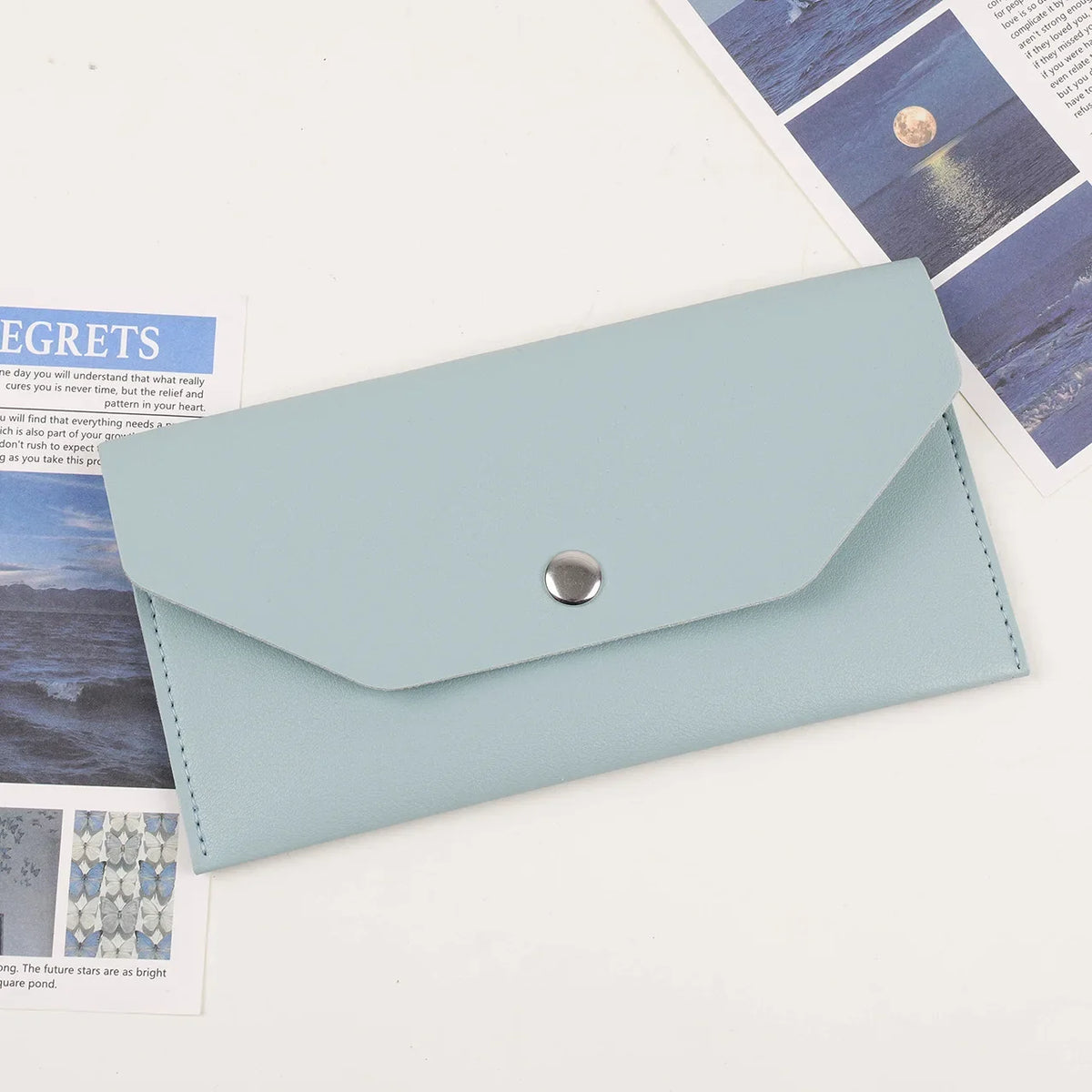 Envelope Coin Money Holder Wallet | PU Leather Classic Fashion Purse for Women