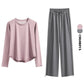Women’s 2-Piece Tracksuit Loose Sports Top & Sweatpants Set