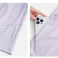Women's High-Waisted Long Yoga Shorts with Pockets