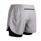 Reflective Men's 2-in-1 Running & Training Shorts