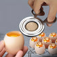 Portable Stainless Steel Egg Topper Tool | Easy Perfect Egg Cracker for Breakfast