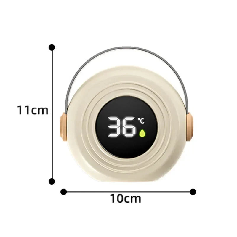 JUSTLANG Blue Seal Baby Bathtub Water Thermometer | Safe LED Temperature Sensor for Kids