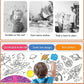 Children's Drawing Roll | Sticky Color Filling Paper for DIY Painting