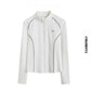 Women's 2-Piece Zipper Gym Set: High Waist Tracksuit & Jacket