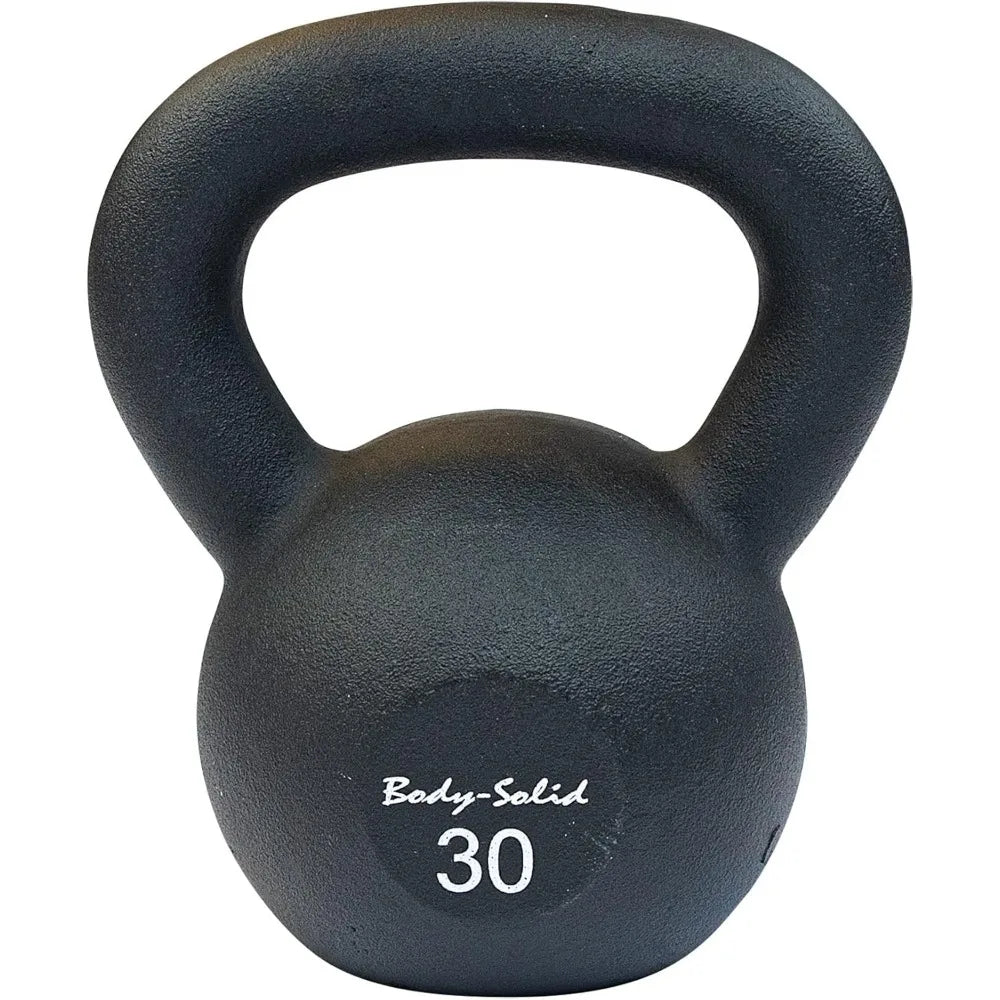 Matte Black Kettlebell for Weightlifting & Cross Training