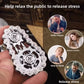 Metal Fidget Spinner Office Desk Toy | Stress Relief Gear Spinner for Adults