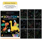 Rainbow Scratch Art Paper Kit | Magic Color Drawing Set for Kids