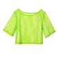 Edgy See Through Mesh T Shirt