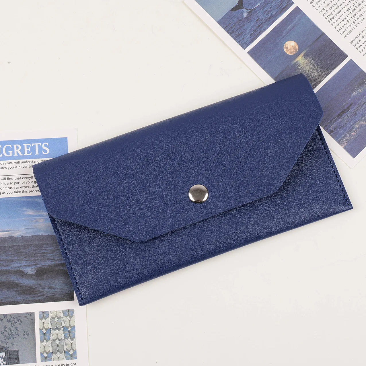 Envelope Coin Money Holder Wallet | PU Leather Classic Fashion Purse for Women