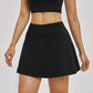 High-Waist Athletic Breathable Skirt for Yoga & Tennis