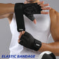 VBOSi Breathable Half-Finger Sports Gloves with Adjustable Wrist Straps, Non-Slip Gym & Cycling Gloves for Men and Women