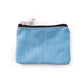 Solid Color Canvas Zipper Coin Purse | Mini Money Pouch for Women Men