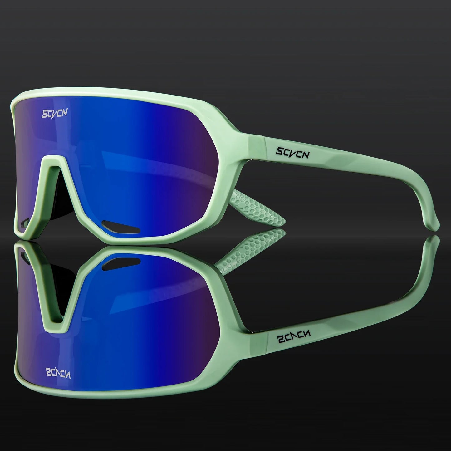 Scvcn Photochromic Sunglasses Cycle Glasses for Men Sun Mountain Bike Bicycle Cycling Eyewear Goggles Sports UV400 Polarized MTB