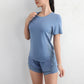 Women's Breathable Mesh Back Running Shirt