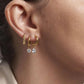 Stainless Steel Waterdrop Zircon Hoop Earrings | Fashion Jewelry for Women and Men