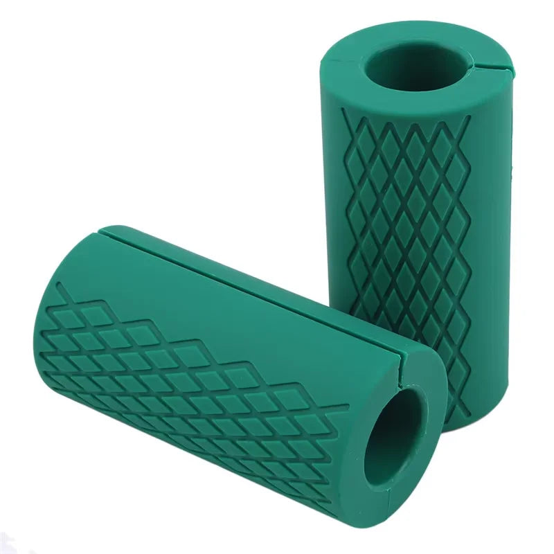 Thick Bar Grips for Dumbbells & Barbells Non-Slip Silicon
