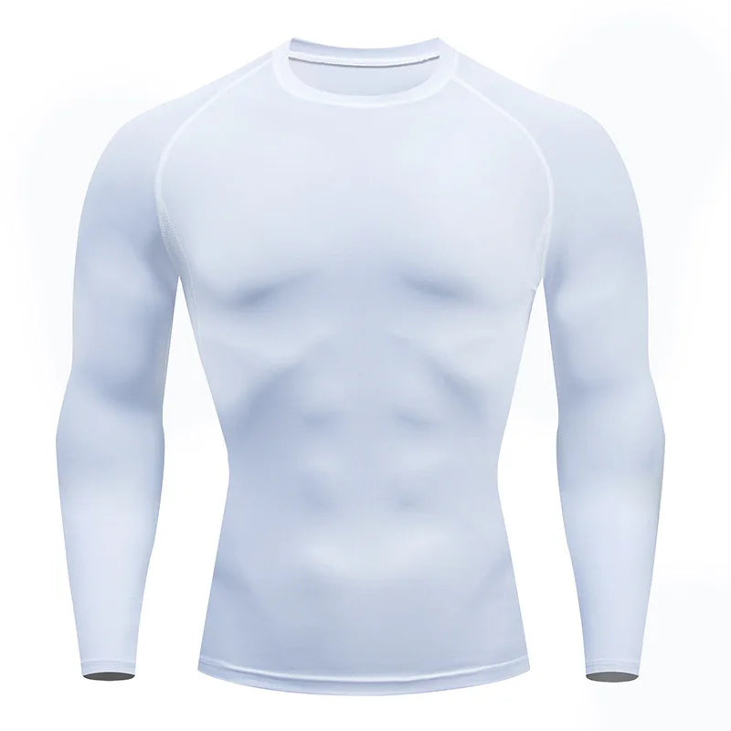 Men’s Long Sleeve Fitness Tee – Spring & Autumn Training Shirt