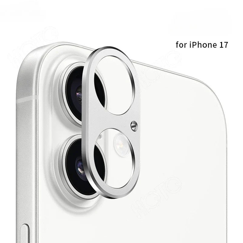 Aluminum Metal Rear Camera Lens Protectors for iPhone 17 Pro Max Air 17Pro 17Air 17ProMax Hollow Lens Cover Ring Film