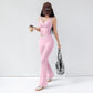 Women's 2-Piece Open-Back Yoga & Running Set
