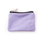 Solid Color Canvas Zipper Coin Purse | Mini Money Pouch for Women Men