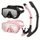 Scuba Diving Mask Snorkel Set For Adults Tempered Glass Professional Panoramic Snorkeling Gear Swimming Training Snorkel Kit