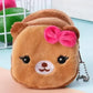 Cartoon Cute Pig Animal Coin Purse | Kawaii Soft Plush Zipper Wallet for Kids