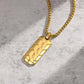 Small Dog Tag Pendant Necklace | Military Style Stainless Steel Gift for Men