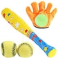 4 Piece Kids Baseball Kit Perfect for Backyard Fun
