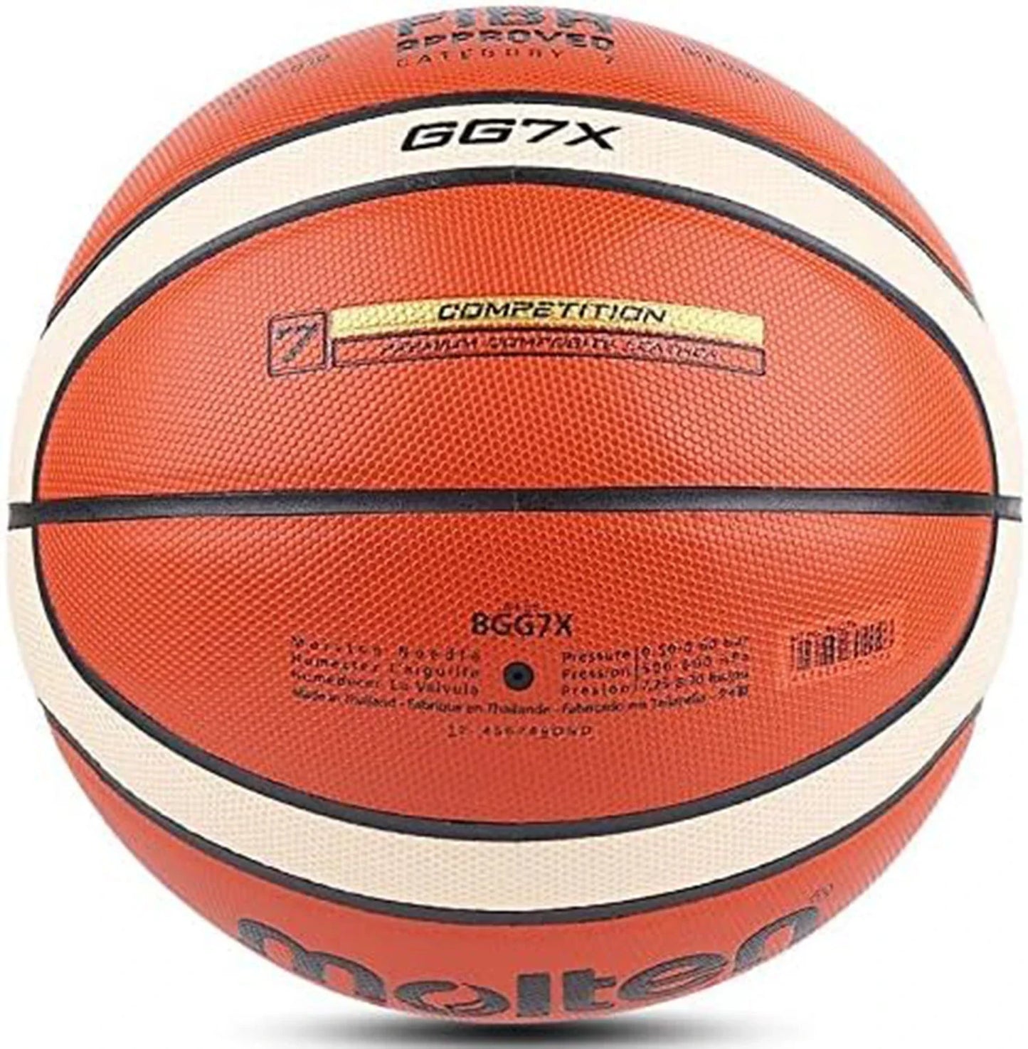 Official Certification Basketball: Men's & Women's Training Ball