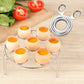 Portable Stainless Steel Egg Topper Tool | Easy Perfect Egg Cracker for Breakfast