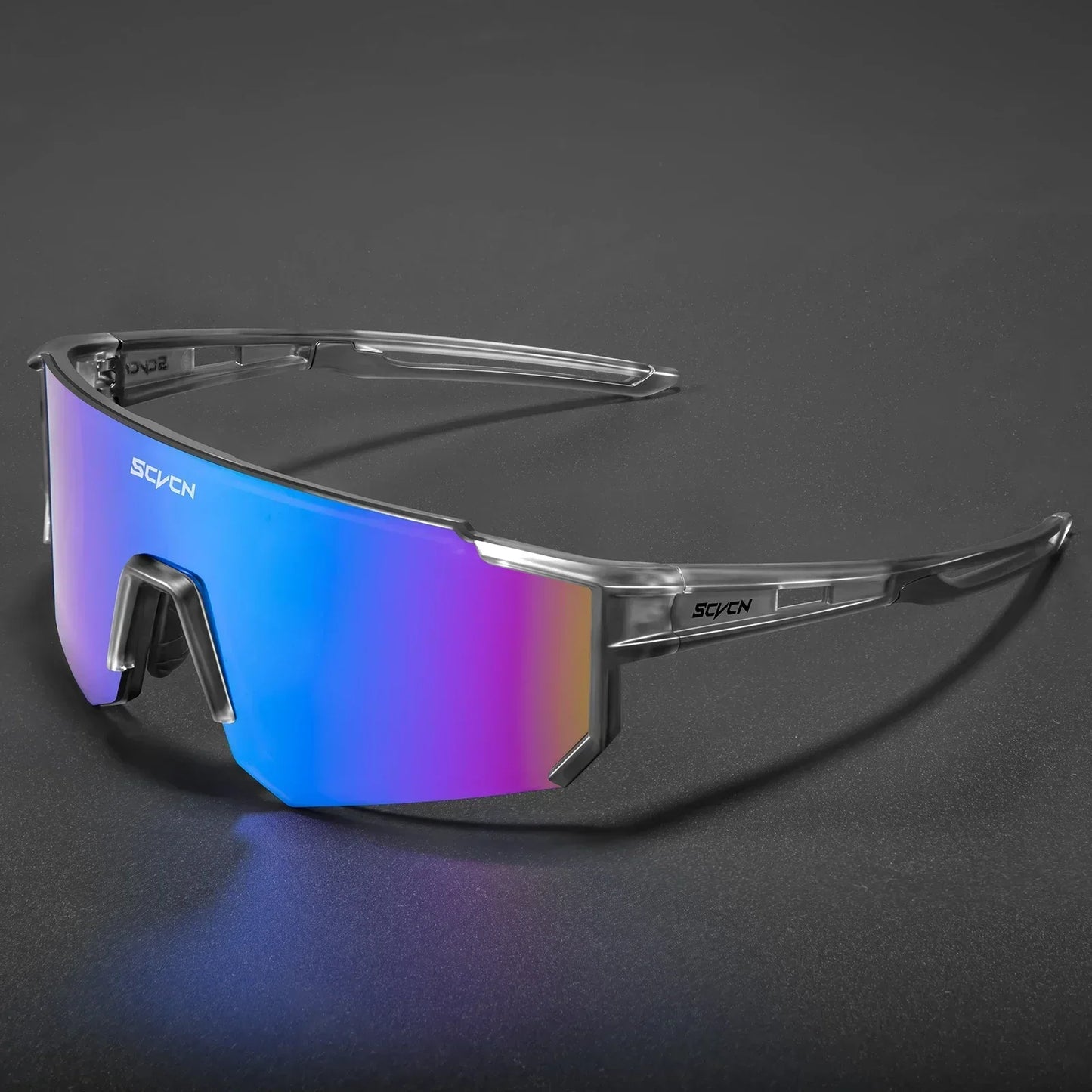SCVCN New Cycling Sunglasses Men MTB Riding Glasses Women Outdoor Sports UV400 Running Hiking Sunglasses Bike Bicycle Eyewear