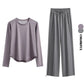 Women’s 2-Piece Tracksuit Loose Sports Top & Sweatpants Set